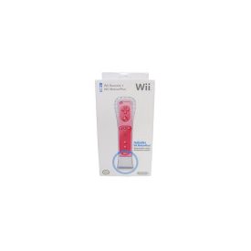 Wii Remote + Wii Motion Plus (pink)
