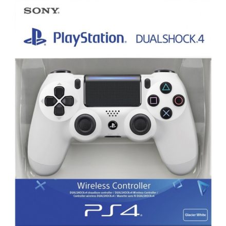 Sony DUALSHOCK 4 V2 kontroller fehér (Glacier White)(használt)