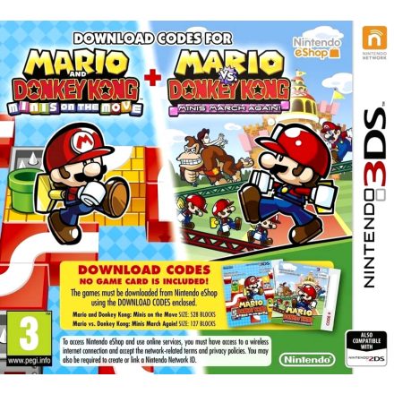 Mario and Donkey Kong Minis on the Move + Minis March Again!
