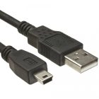 Mini-USB töltőkábel - adatkábel (1,8m)