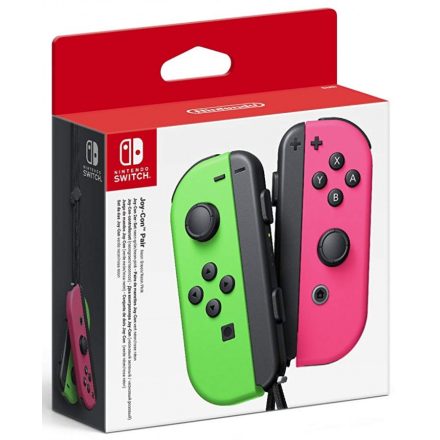Nintendo Switch Joy-Con Pair Neon Green + Neon Pink (használt)