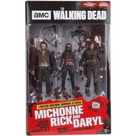 The Walking Dead - Michonne, Rick és Daryl figura (AMC)