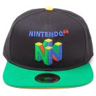 Nintendo N64 Logo Snapback sapka (Bioworld)