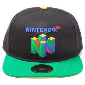 Nintendo N64 Logo Snapback sapka (Bioworld)