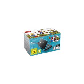 New Nintendo 2DS XL Black & Turquoise + Super Mario 3D Land