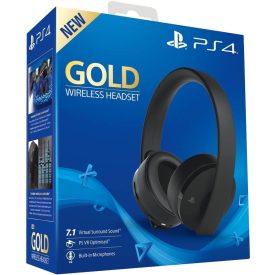 Sony PlayStation Gold Wireless Stereo Headset (fekete)