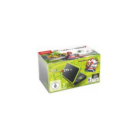 New Nintendo 2DS XL Black & Lime Green + Mario Kart 7