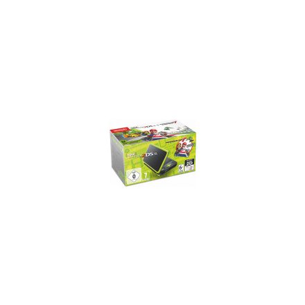 New Nintendo 2DS XL Black & Lime Green + Mario Kart 7