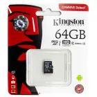 Kingston microSDHC 64GB C10/UHS-I (SDCS/64GB)
