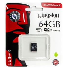 Kingston microSDHC 64GB C10/UHS-I (SDCS/64GB)
