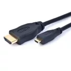 HDMI - Micro HDMI kábel aranyozott csatlakozóval 1,8 méter