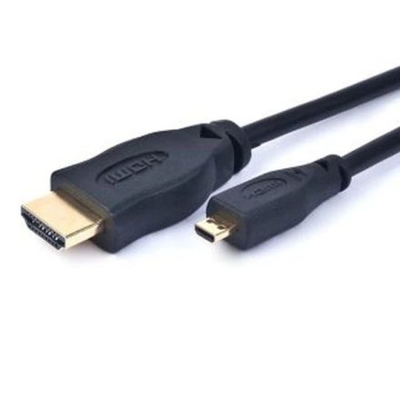 HDMI - Micro HDMI kábel aranyozott csatlakozóval 1,8 méter