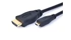 HDMI - Micro HDMI kábel aranyozott csatlakozóval 1,8 méter
