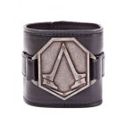 Assassin's Creed - PU Wristband with Metal Logo Patch (karpánt)