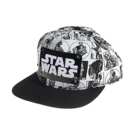 Star Wars Comic Style Snapback with Metal Plate Logo sapka (Good Loot)