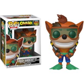   Funko Pop! #421 - Crash Bandicoot with Scuba Gear figura (Crash Bandicoot)