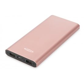   ednet Slim Line Aluminium Power Bank 10000 mAh külső akkumulátor