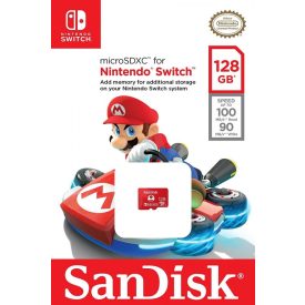 SanDisk MicroSDXC 128GB Nintendo Switch 100/90 MB/s