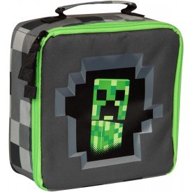 Minecraft Creeper uzsonnás ételhordó táska