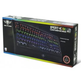   Spirit of Gamer XPERT-K500 RGB mechanikus magyar billentyűzet (CLA-XK500)