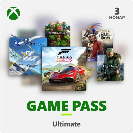 Xbox Game Pass Ultimate előfizetés 3 hónap (digitális kód)