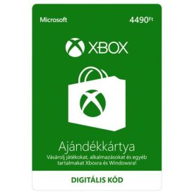 Xbox Ajándékkártya 4490 forint (digitális kód)