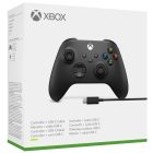 Xbox Series Wireless Controller Carbon Black + USB-C kábel