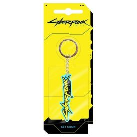 Cyberpunk 2077 - Logo fém kulcstartó
