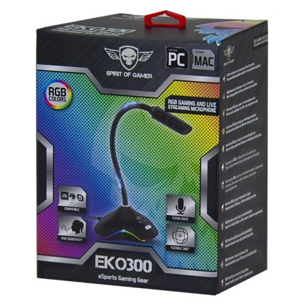 Spirit of Gamer EKO 300 RGB mikrofon (MIC-EKO300)