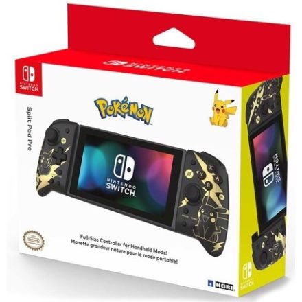 HORI Nintendo Switch Split Pad Pro Pikachu Black and Gold Edition (NSW-296U)