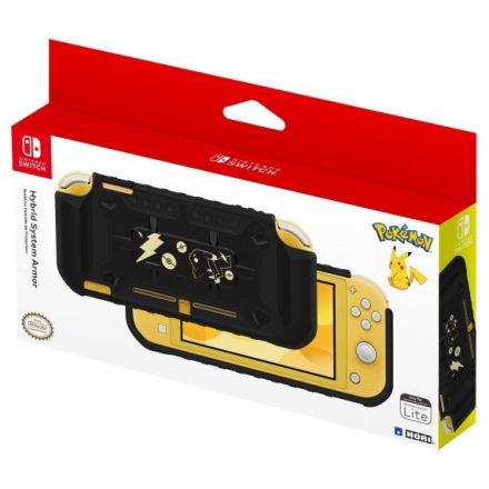 HORI Nintendo Switch Lite Hybrid System Armor Pikachu Black and Gold Edition (NS2-077U)