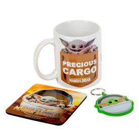   Star Wars - The Mandalorian Baby Yoda The Child ajándékcsomag (bögre + poháralátét + kulcstartó)
