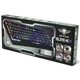   Spirit of Gamer ELITE-K10 RGB fél-mechanikus magyar billentyűzet (CLA-EK10-HU)