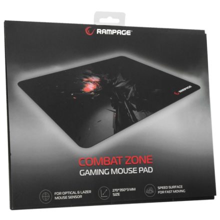 Rampage Combat Zone egérpad (270 x 350 x 3 mm)