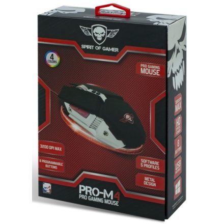Spirit of Gamer PRO-M4 egér (S-PM4)