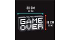 8-Bit Pixel Game Over lámpa (Paladone)