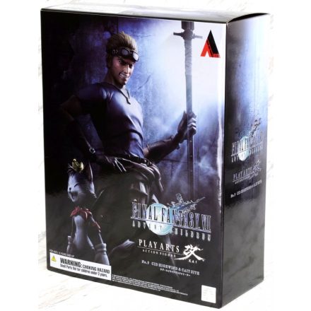 Final Fantasy VII Advent Children Cid Highwind & Cait Sith figura (27 cm) (Play Arts Kai)