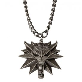 The Witcher 3 Wild Hunt Wolf Medallion fém nyaklánc