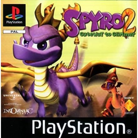 Spyro 2: Gateway to Glimmer (PS1) (angol, komplett) (használt)