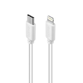 ACME CB1061W USB-C - Lightning kábel fehér 1m