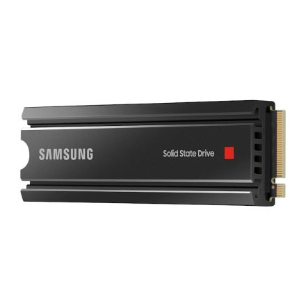 Samsung 980 PRO NVMe M.2 500GB SSD meghajtó + hűtőborda (heatsink)