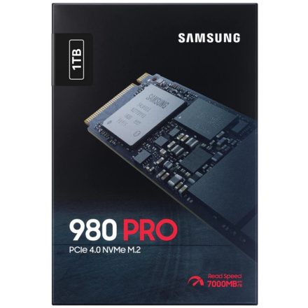 Samsung 980 PRO NVMe M.2 1TB SSD meghajtó (MZ-V8P1T0BW)