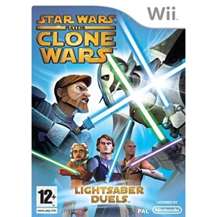 Star Wars: The Clone Wars - Lightsaber Duels (Wii) (angol, komplett) (használt)
