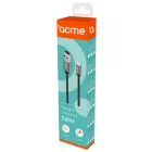 Acme CB2031G Lightning kábel szürke 1m