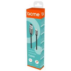Acme CB2031G Lightning kábel szürke 1m