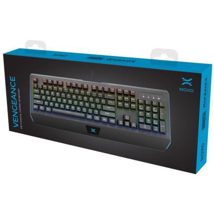 NOXO Vengeance mechanikus gaming billentyűzet (blue switch) (angol kiosztás)