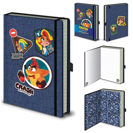 Crash Bandicoot 4 Double Denim A5 prémium jegyzetfüzet