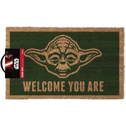 Star Wars Yoda Welcome You Are lábtörlő (60 x 40 cm)