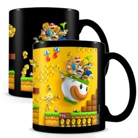 Super Mario Gold Coin Rush hőre változó bögre (315 ml)