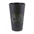 Xbox Controller fekete üvegpohár (400 ml)